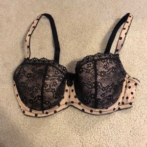 Polka Dot Push Up Bra